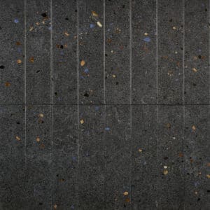 Wandtegel Terrazzo Mat Antraciet 7,5x30 - Afbeelding 3