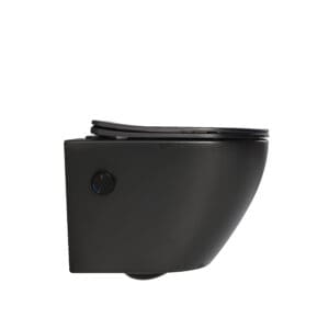 Hangend bidet toilet mat zwart Livorno - Afbeelding 3