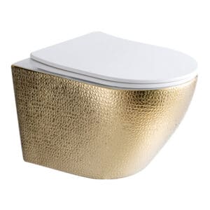 Hangend Toilet Delivo Star Croco Goud