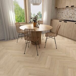 Click PVC Licht Eiken Visgraat - Afbeelding 2