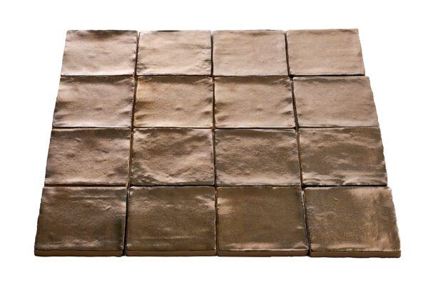 Wandtegel Handvorm Aged Bronze 10x10