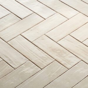 Wandtegel Handvorm Memory Crema Glans 7,5x22,5 - Afbeelding 2