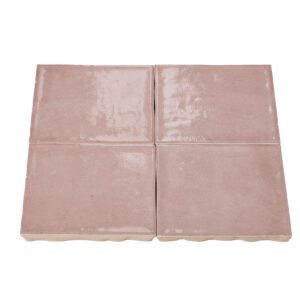 Wandtegel Talya Pink glossy 10x10