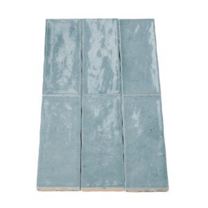 Wandtegel Talya Aqua glossy 5x15