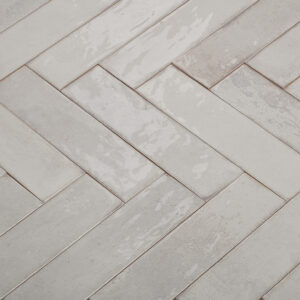 Wandtegel Brunei Blanco Crème 6,5x25