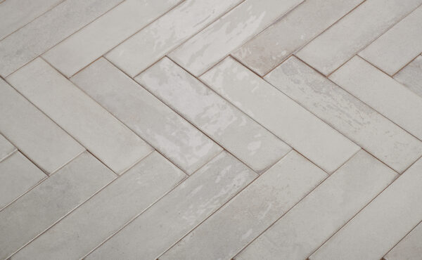 Wandtegel Brunei Blanco Crème 6,5x25