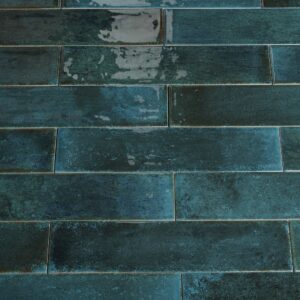 Wandtegel Brunei Mar blauwgroen 6,5x25 - Afbeelding 2