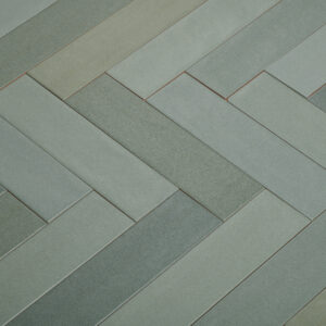 Wandtegel Tempo Sage groen 6,5x25