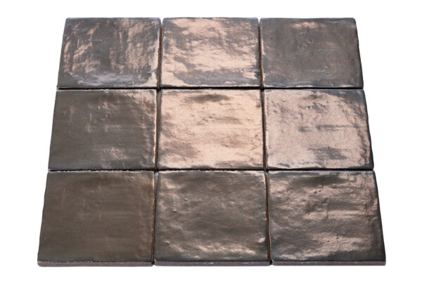 Wandtegel Handvorm Aged Bronze 13x13