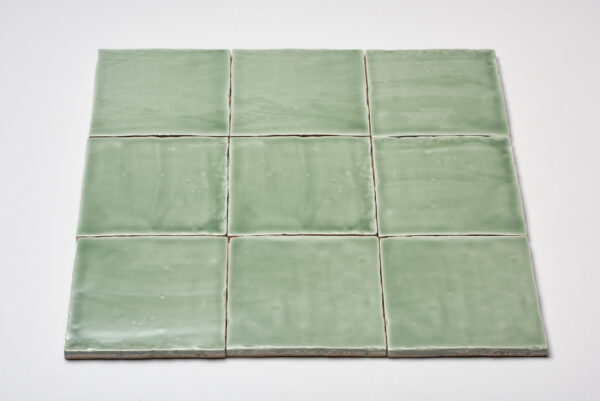 Wandtegel Handvorm Appelgroen 13x13