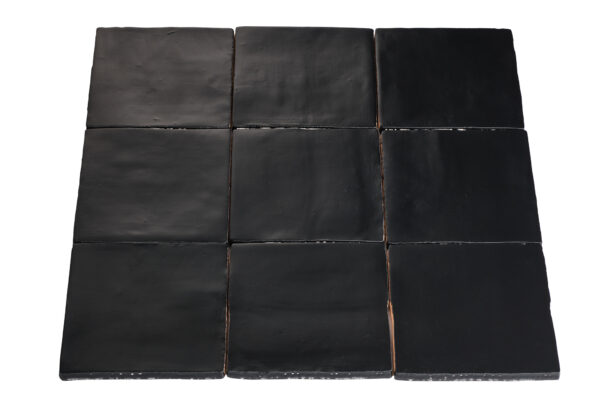 Wandtegel Handvorm Mat Zwart 13x13