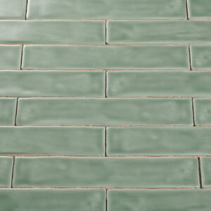Wandtegel Handvorm appelgroen 5x25 - Afbeelding 2