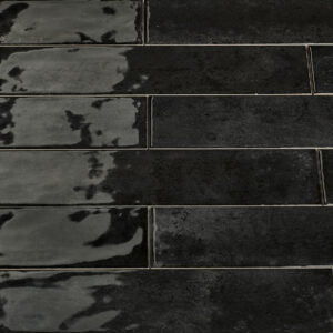 Wandtegel Nissel Zwart 7,5x30 - Afbeelding 2