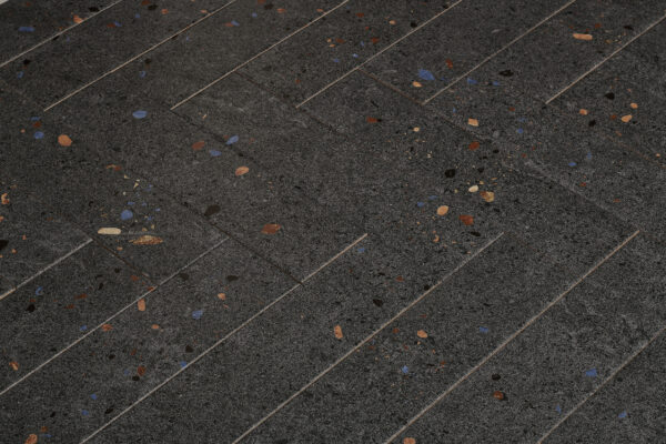 Wandtegel Terrazzo Mat Antraciet 7,5x30