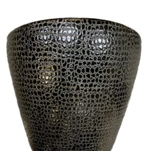 Hangend toilet croco mat zwart - Afbeelding 2